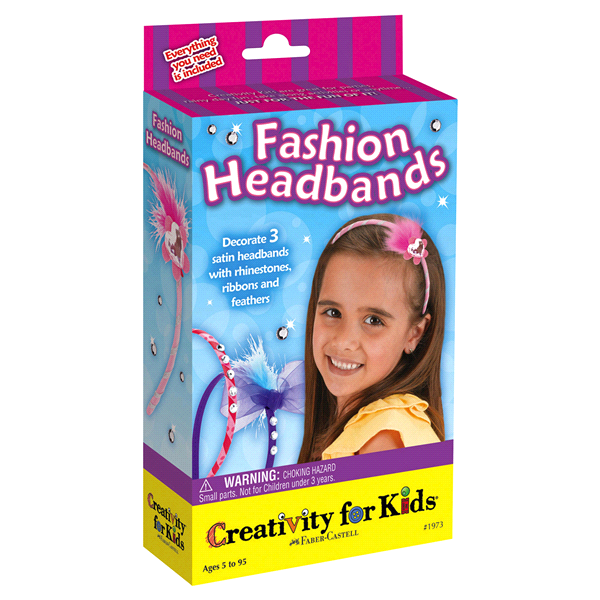 slide 1 of 1, Creativity for Kids Fashion Headbands Mini Kit, Mini Size