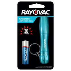Rayovac 30 Lumens Battery Powered Keychain Flashlight