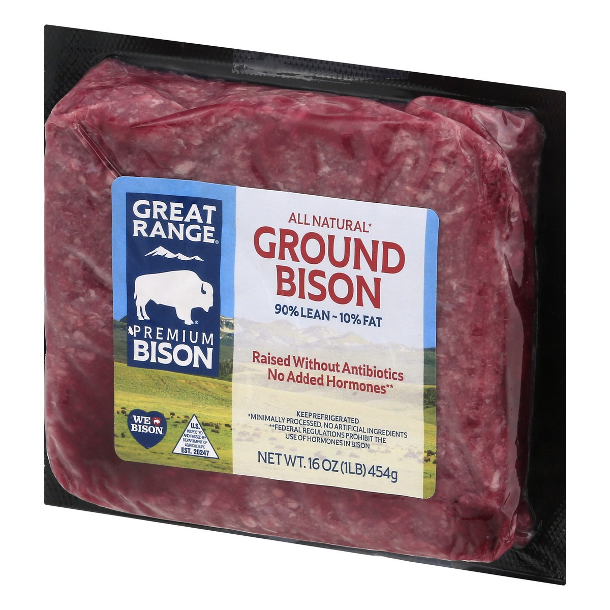 slide 3 of 13, Great Range Ground Bison, 16 oz