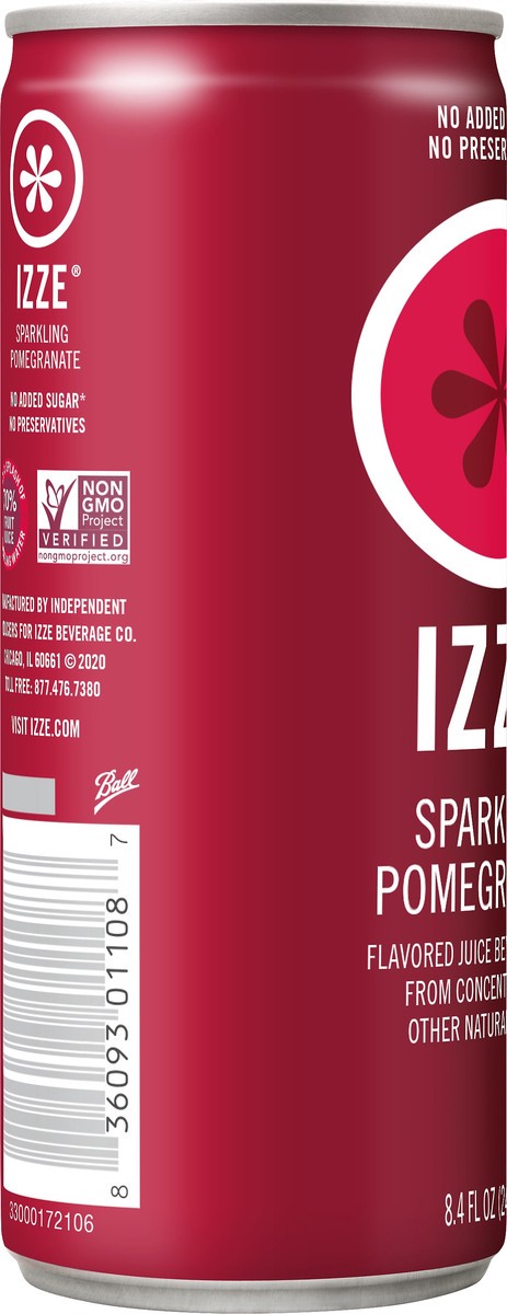 slide 8 of 11, Izze Juice Beverage, 8.4 oz