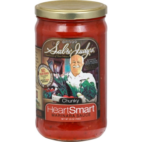 slide 1 of 1, Sal & Judy's Heart Smart Chunky Marinara Sauce, 25 oz