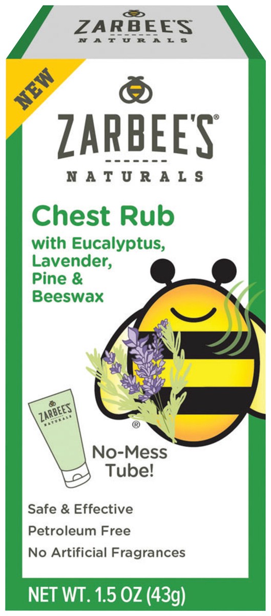 slide 1 of 7, Zarbee's Naturals Chest Rub, 1.5 oz