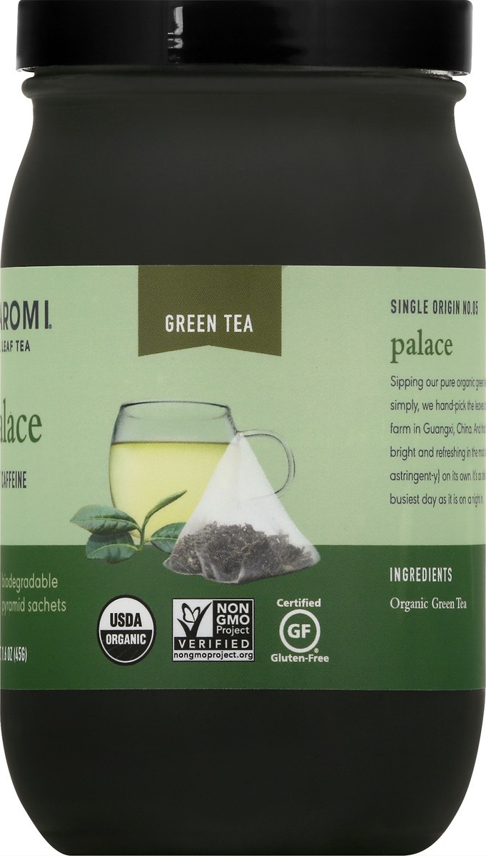 slide 11 of 11, Paromi Palace Light Caffeine Pyramid Sachets Green Tea - 15 ct, 15 ct