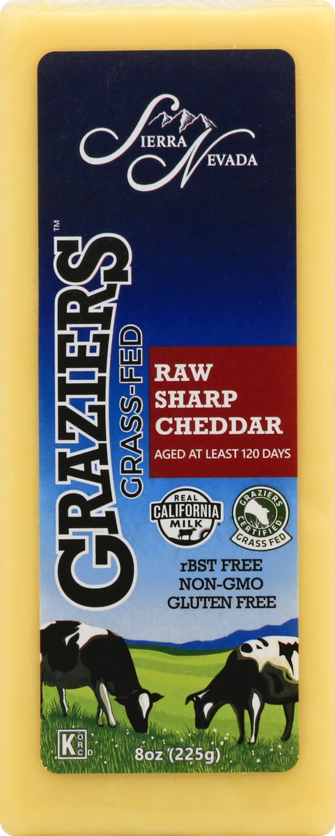 slide 7 of 12, Sierra Nevada Graziers Raw Sharp Cheddar 8 oz, 8 oz