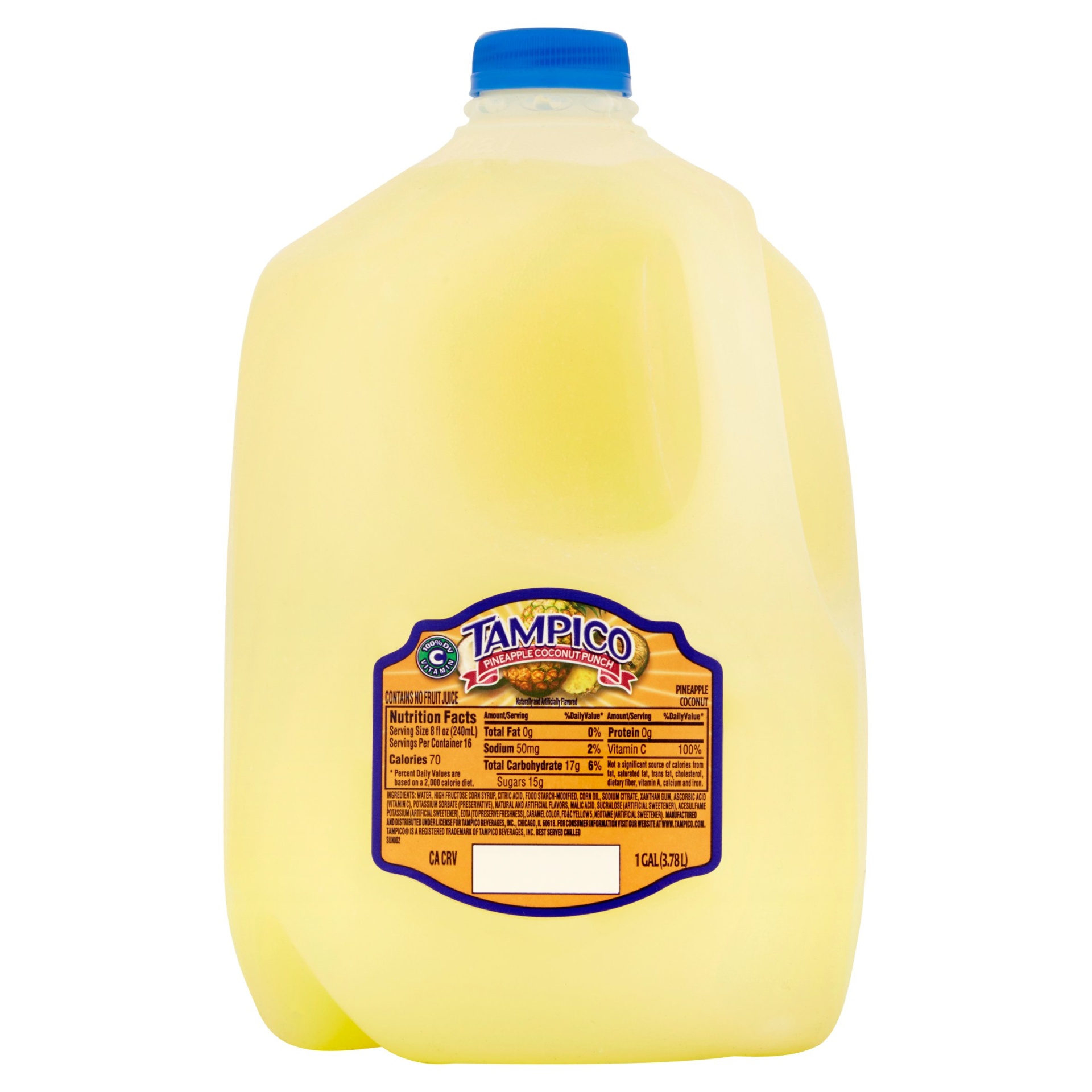 slide 1 of 1, Tampico Pineapple Coconut Punch, 1 gal