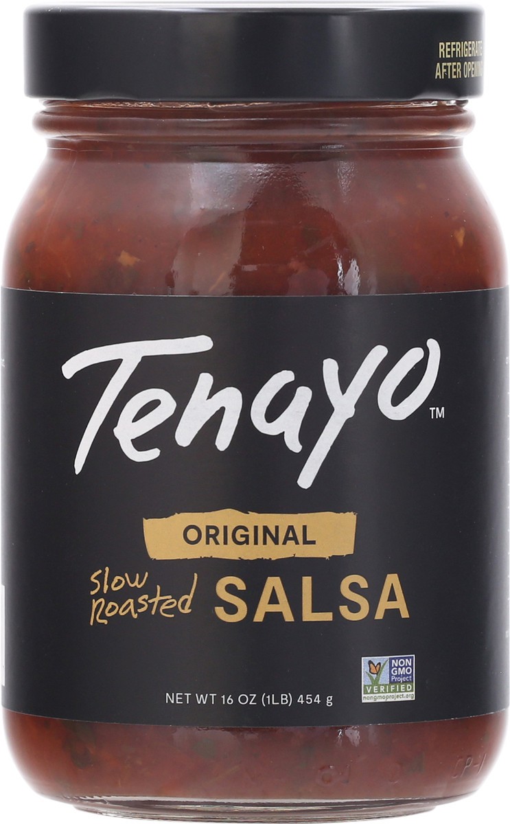 slide 1 of 9, Tenayo Slow Roasted Original Salsa 16 oz Jar, 16 oz