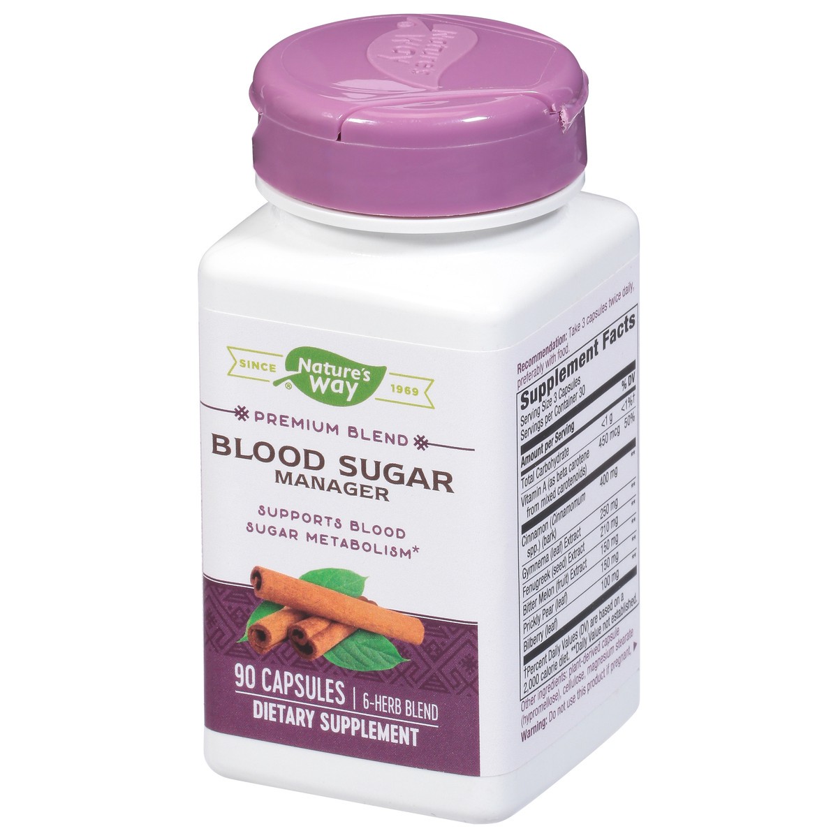 slide 7 of 9, Nature's Way Blood Sugar Support 90 Capsules, 90 ct