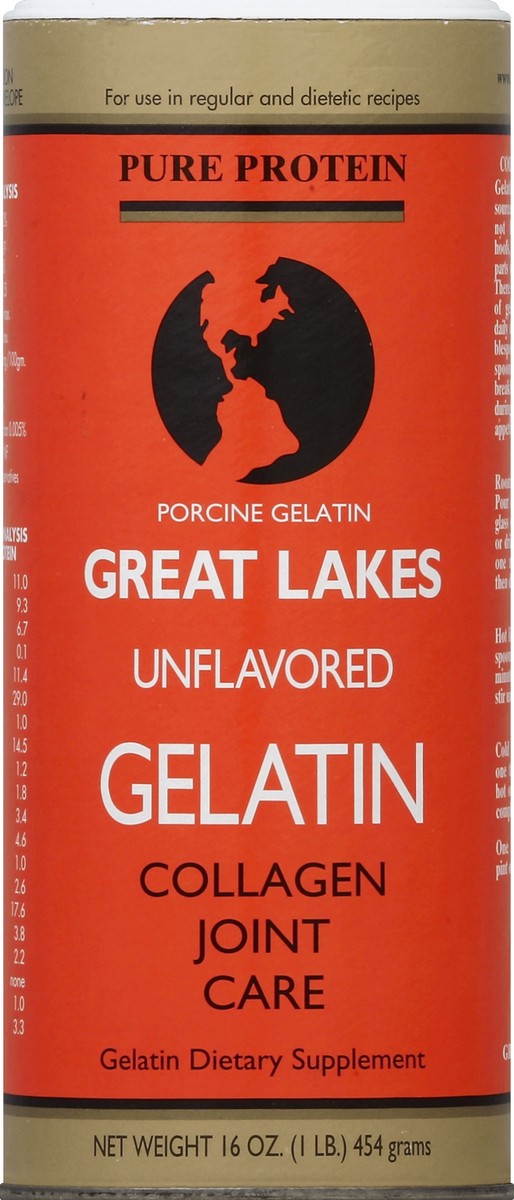 slide 1 of 1, Great Lakes Gelatin Gelatin 16 oz, 16 oz