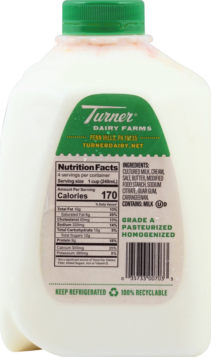 slide 2 of 4, Turner's Buttermilk, Old Time, Charlie's, 1 qt