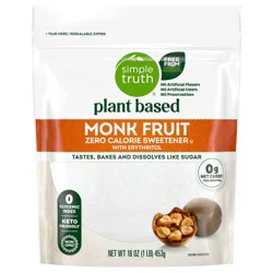 Simple Truth® Plant Based Monk Fruit Zero Calorie Sweetener With Erythritol