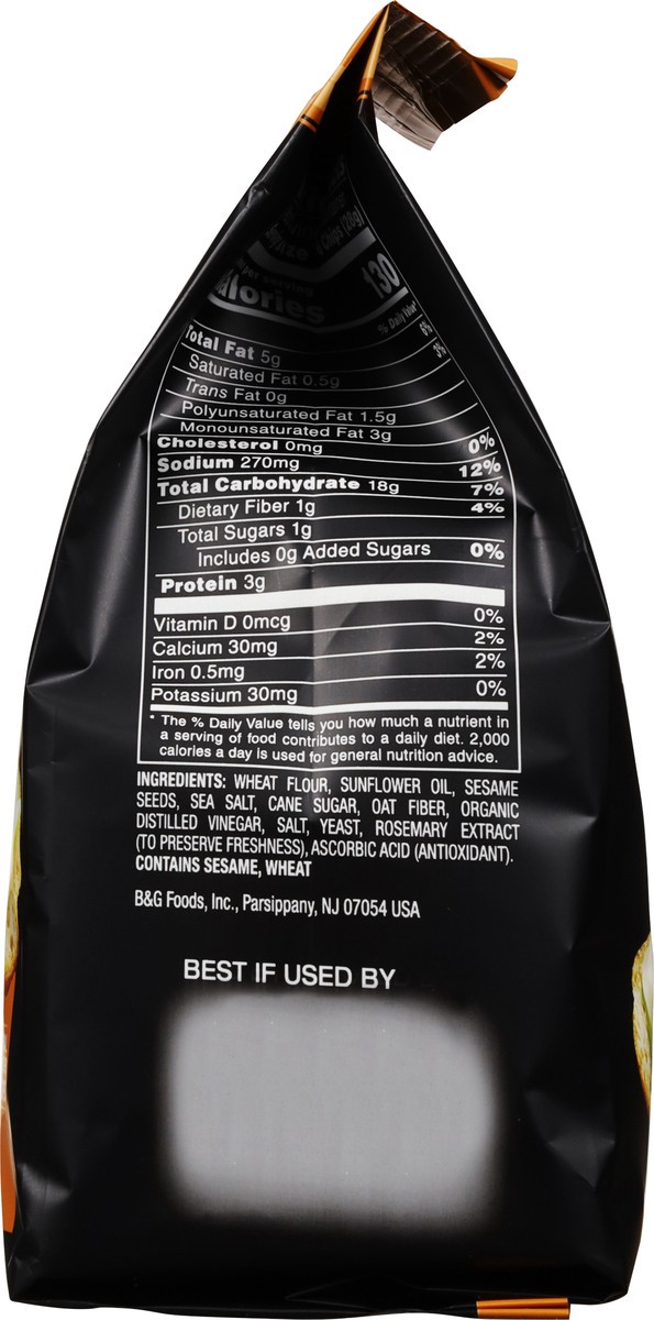 slide 6 of 9, New York Style Sesame Bagel Chips 6 oz, 6 oz