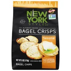 New York Style Sesame Bagel Chips 6 oz