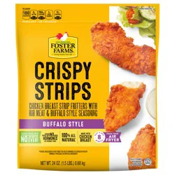 Foster Farms Chicken Strips Buffalo Style Hot - 24 Oz
