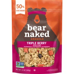Bear Naked Fit Granola Cereal, Vegan, Triple Berry