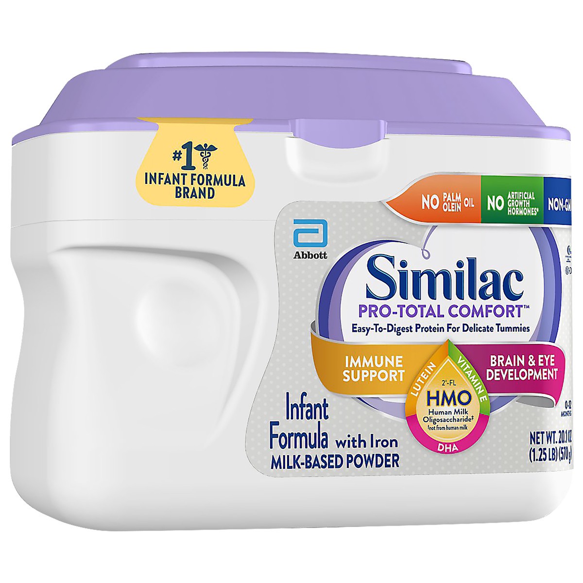 slide 2 of 9, Similac Pro-Total Comfort 0-12 Months Milk Based Powder with Iron Infant Formula 20.1 oz, 20.1 oz