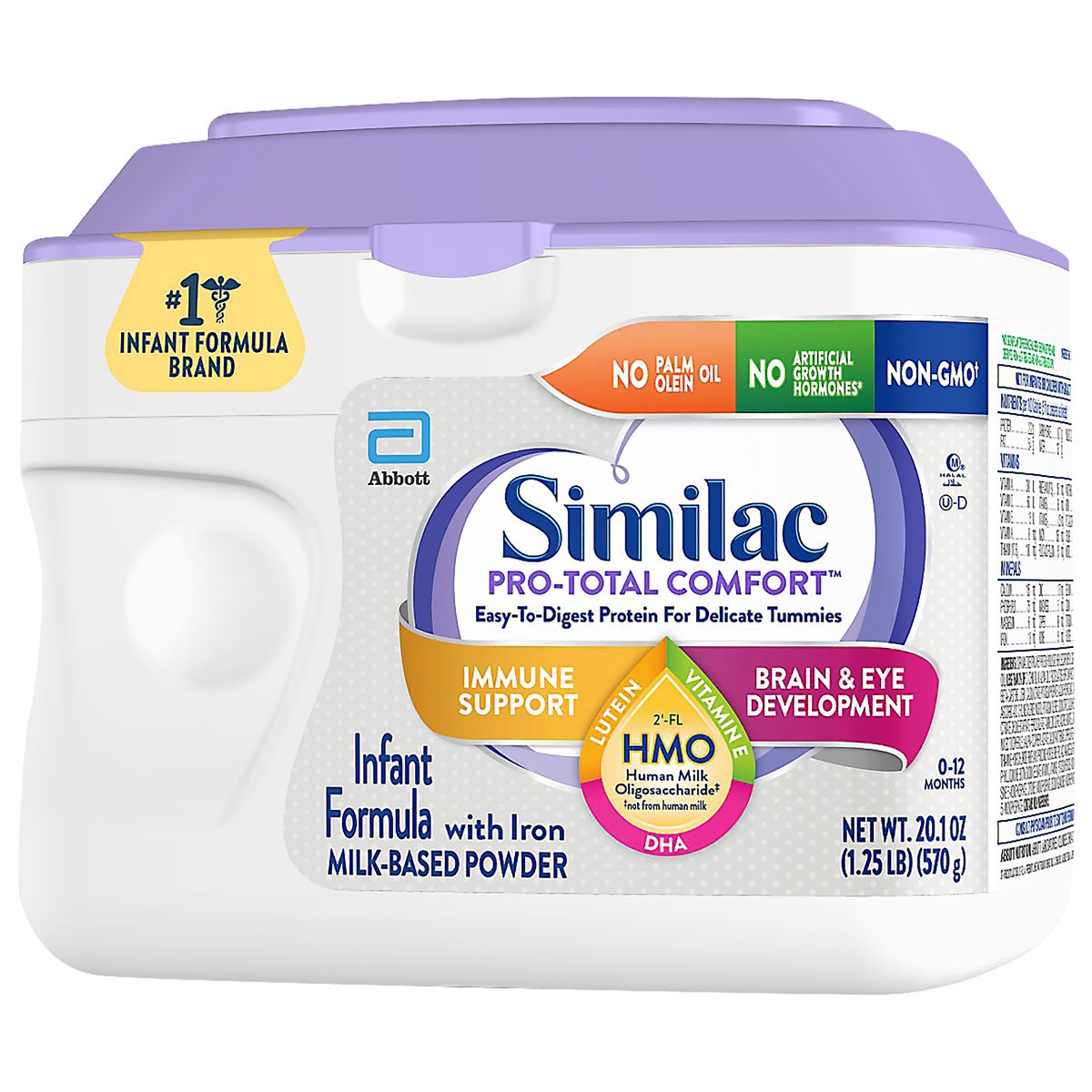 slide 3 of 9, Similac Pro-Total Comfort 0-12 Months Milk Based Powder with Iron Infant Formula 20.1 oz, 20.1 oz