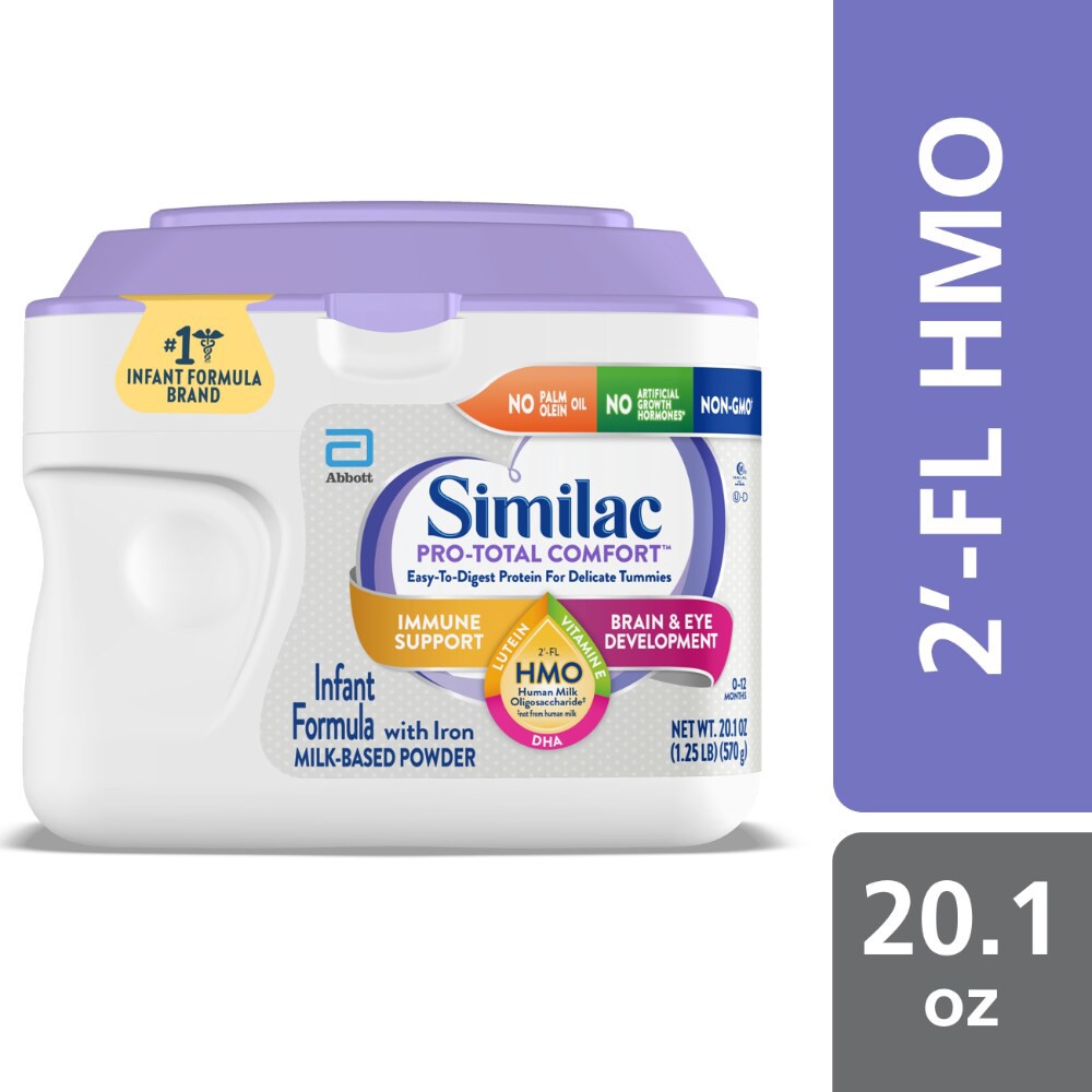 slide 1 of 9, Similac Pro-Total Comfort 0-12 Months Milk Based Powder with Iron Infant Formula 20.1 oz, 20.1 oz