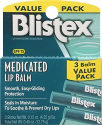 Blistex Moisturizing Lip Balm For Dry and Chapped Lips - Prevents Drying and Relieves Cracked Lips