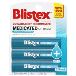 Blistex Moisturizing Lip Balm For Dry and Chapped Lips - Prevents Drying and Relieves Cracked Lips