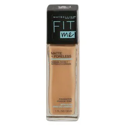 Fit me! Soft Sand 124 Matte + Poreless Foundation with Clay 1 fl oz