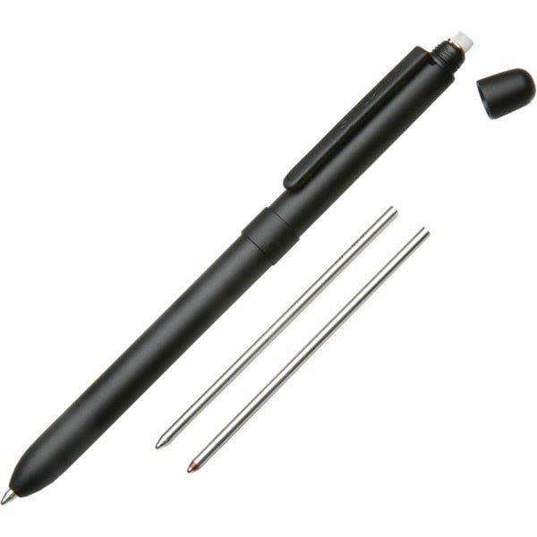 slide 2 of 2, SKILCRAFT® B3 Aviator Multifunction Pen/Pencil, Medium Point, 0.5 mm, Black Barrel, Assorted Ink Colors, 1 ct