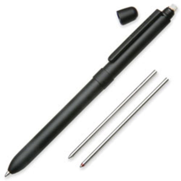 slide 1 of 2, SKILCRAFT® B3 Aviator Multifunction Pen/Pencil, Medium Point, 0.5 mm, Black Barrel, Assorted Ink Colors, 1 ct