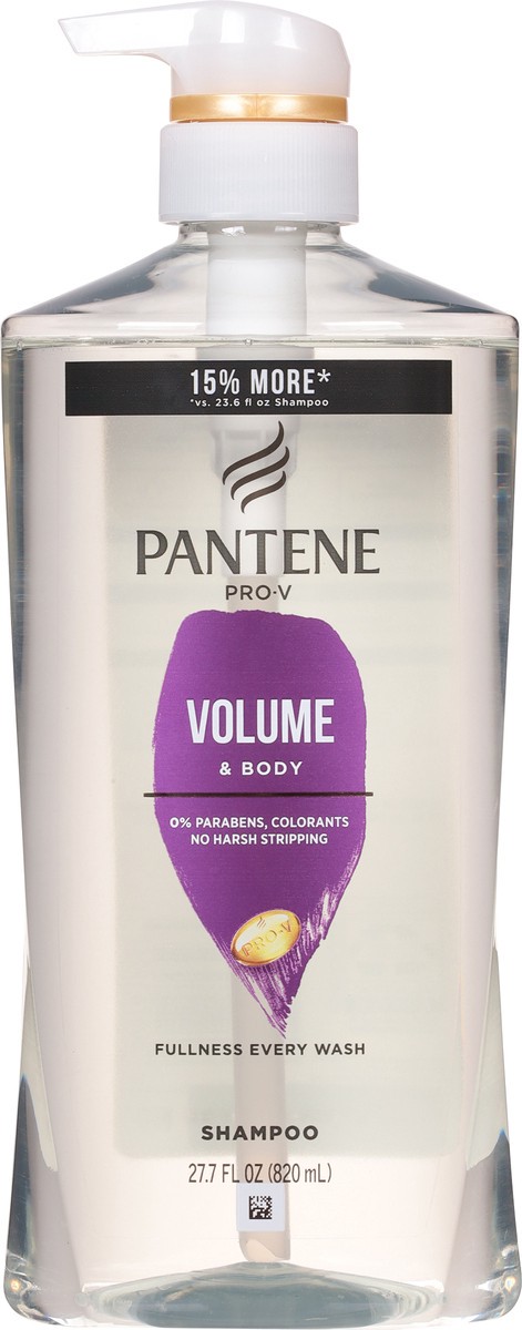 slide 5 of 9, Pantene Shampoo for Fine or Thin Hair, Volumizing, Lightweight, Safe for Color Treated Hair, Paraben Free, 27.7 oz