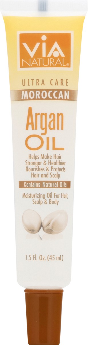 slide 1 of 9, Via Natural Ultra Care Moroccan Argan Oil 1.5 oz, 1.5 oz