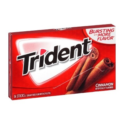 slide 1 of 1, Trident Cinnamon, 12 ct