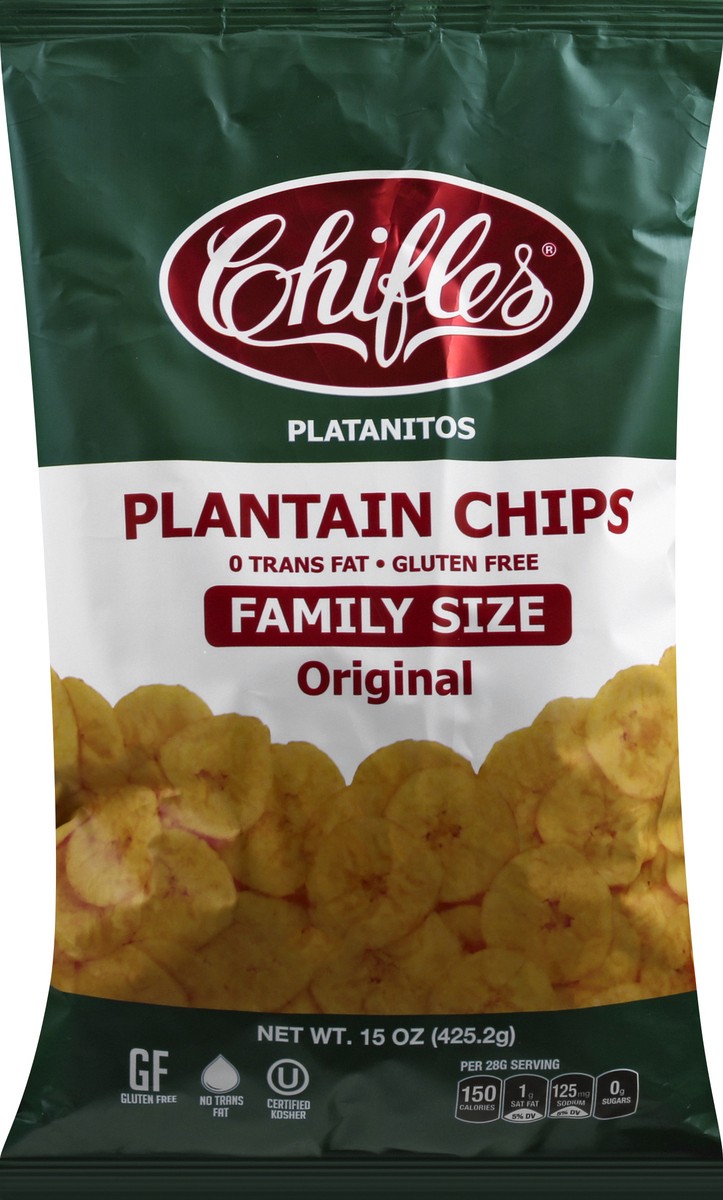 slide 9 of 13, Chiefles Family Size Original Plantain Chips 15 oz, 15 oz