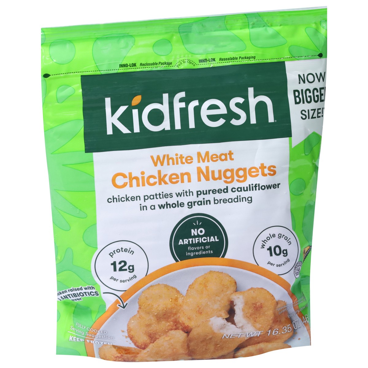 slide 2 of 9, Kidfresh White Meat Chicken Nuggets, 16.35 oz