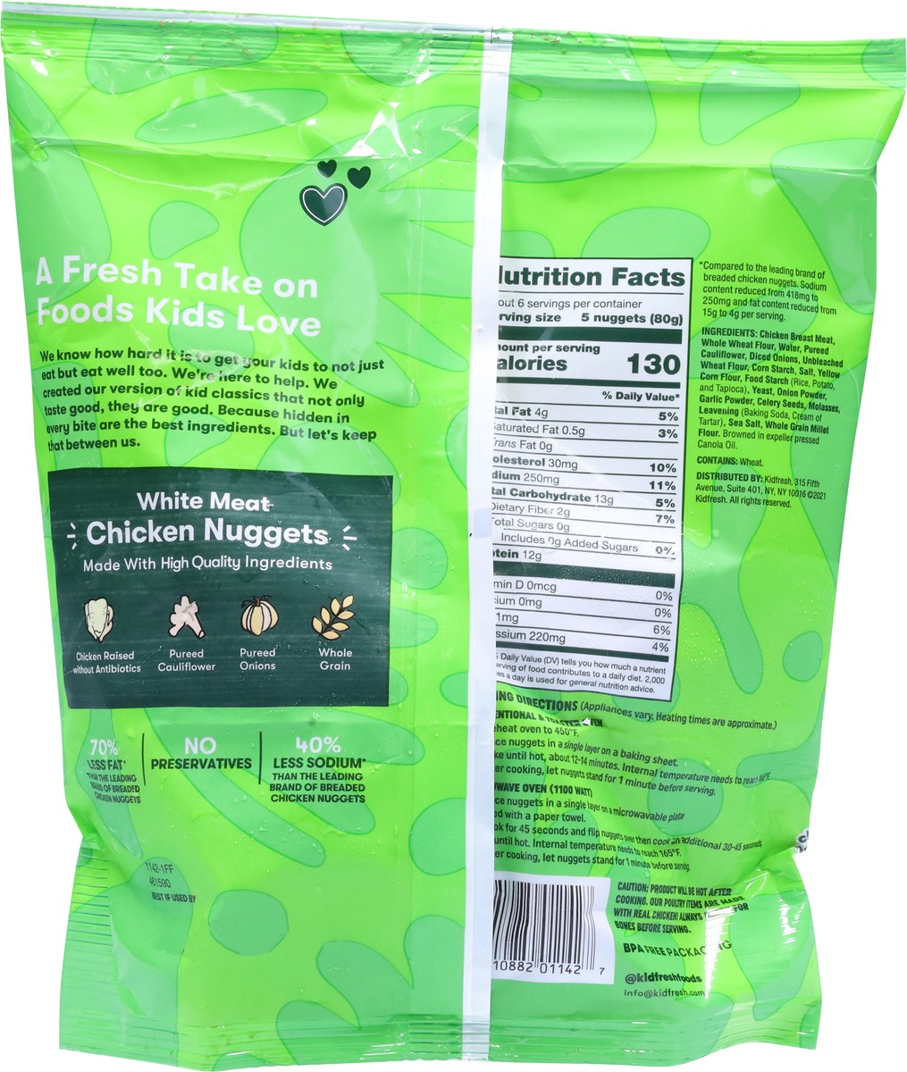 slide 7 of 9, Kidfresh White Meat Chicken Nuggets, 16.35 oz