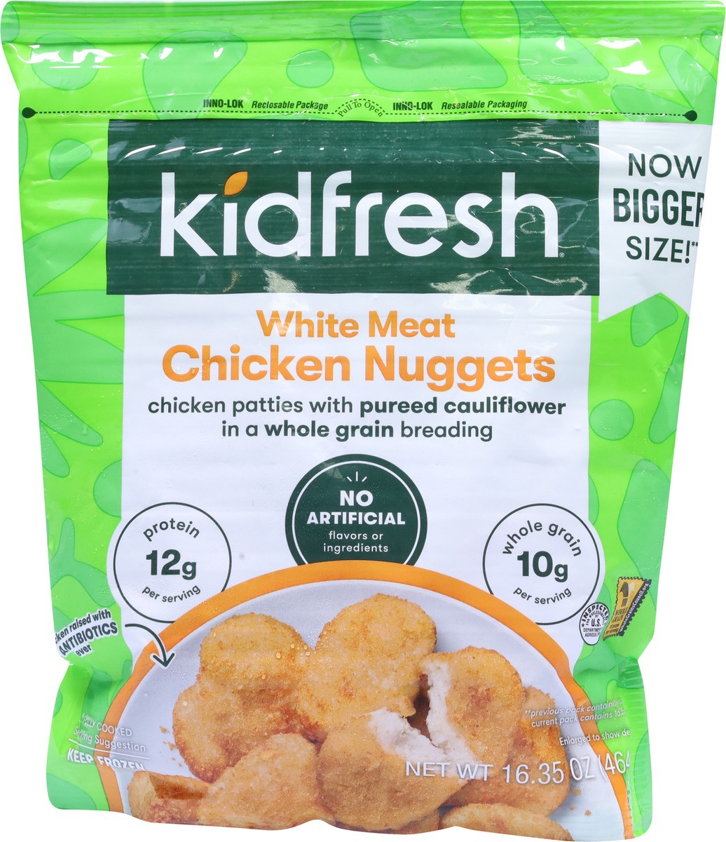 slide 4 of 9, Kidfresh White Meat Chicken Nuggets, 16.35 oz