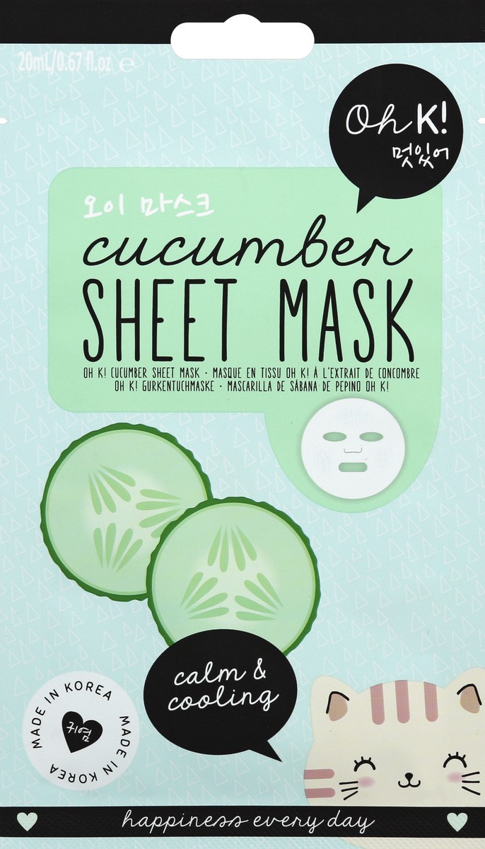 slide 7 of 7, Oh K Sheet Mask 0.67 oz, 1 ct