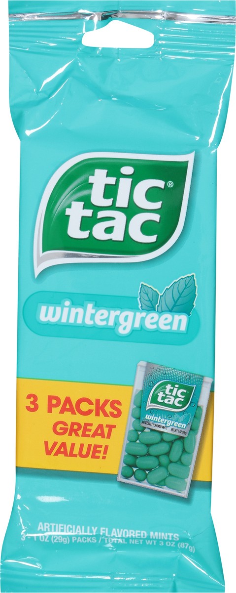 slide 5 of 11, Tic Tac Great Value Wintergreen Mints 3 Packs, 3 ct