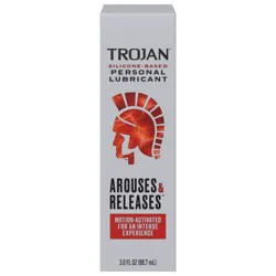 Trojan Arouses & Releases Silicon Based Personal Lubricant