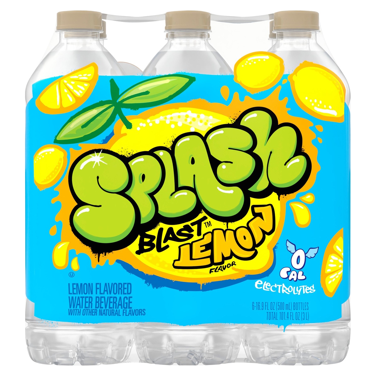 slide 1 of 2, Nestlé Splash Lemon Water, 6 ct; 16.9 fl oz