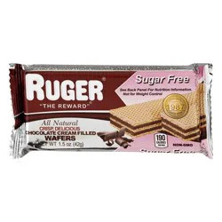 Ruger Sugar Free Chocolate Flavored Wafers