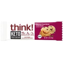 think! Delight Chocolate Peanut Butter Cookie Dough Protein Bar 1.2 oz