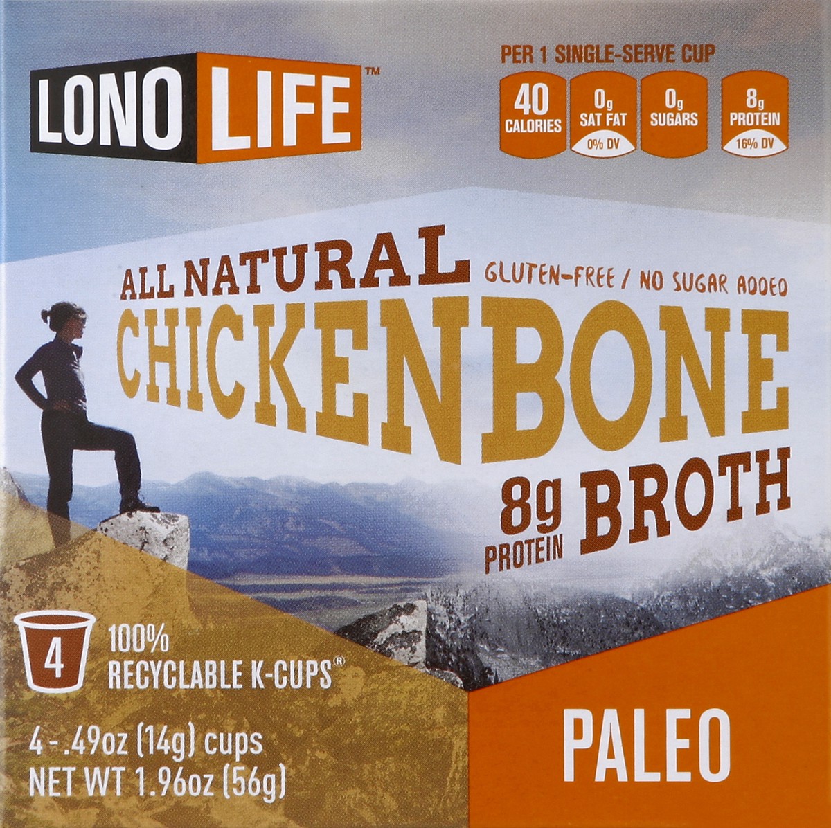 slide 3 of 4, LonoLife Bone Broth 4 ea, 4 ct