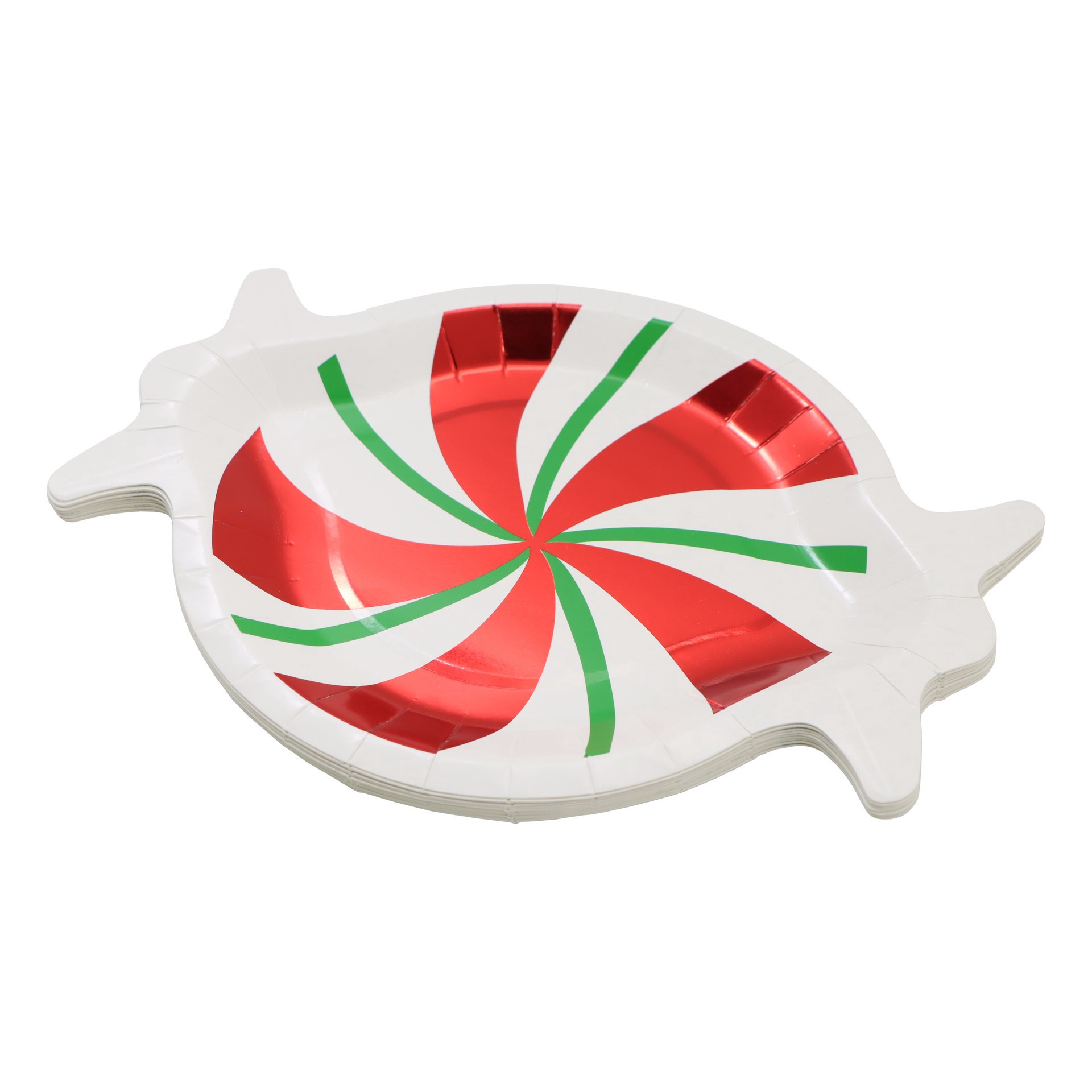 slide 3 of 3, 6.7" X 9" Candy Paper Plates, 12ct. By Celebrate It, 12 ct