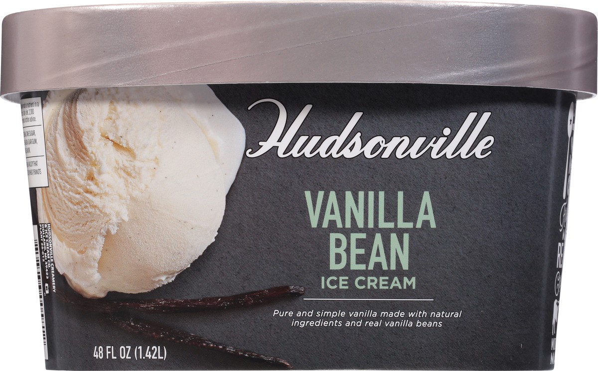 slide 9 of 9, Hudsonville Vanilla Bean Ice Cream 48 fl oz, 48 fl oz