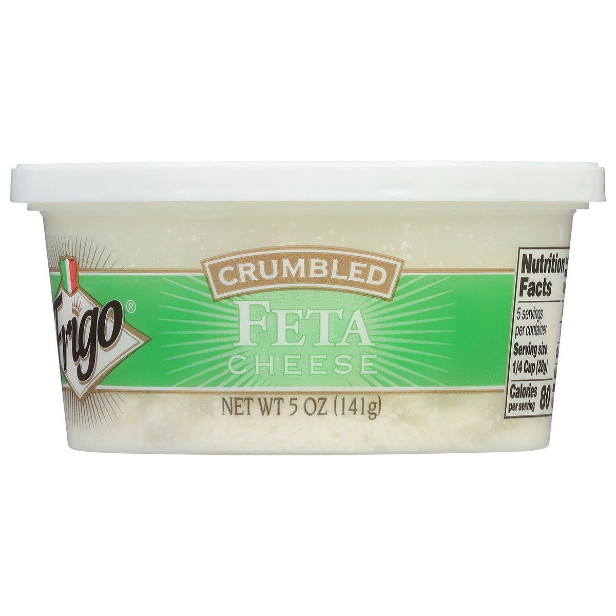 slide 2 of 13, Frigo Crumbled Feta Cheese - 5 oz, 5 oz