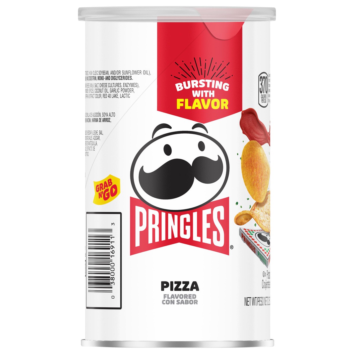 slide 1 of 8, Pringles Potato Crisps Chips, Pizza, 2.5 oz, 2.5 oz