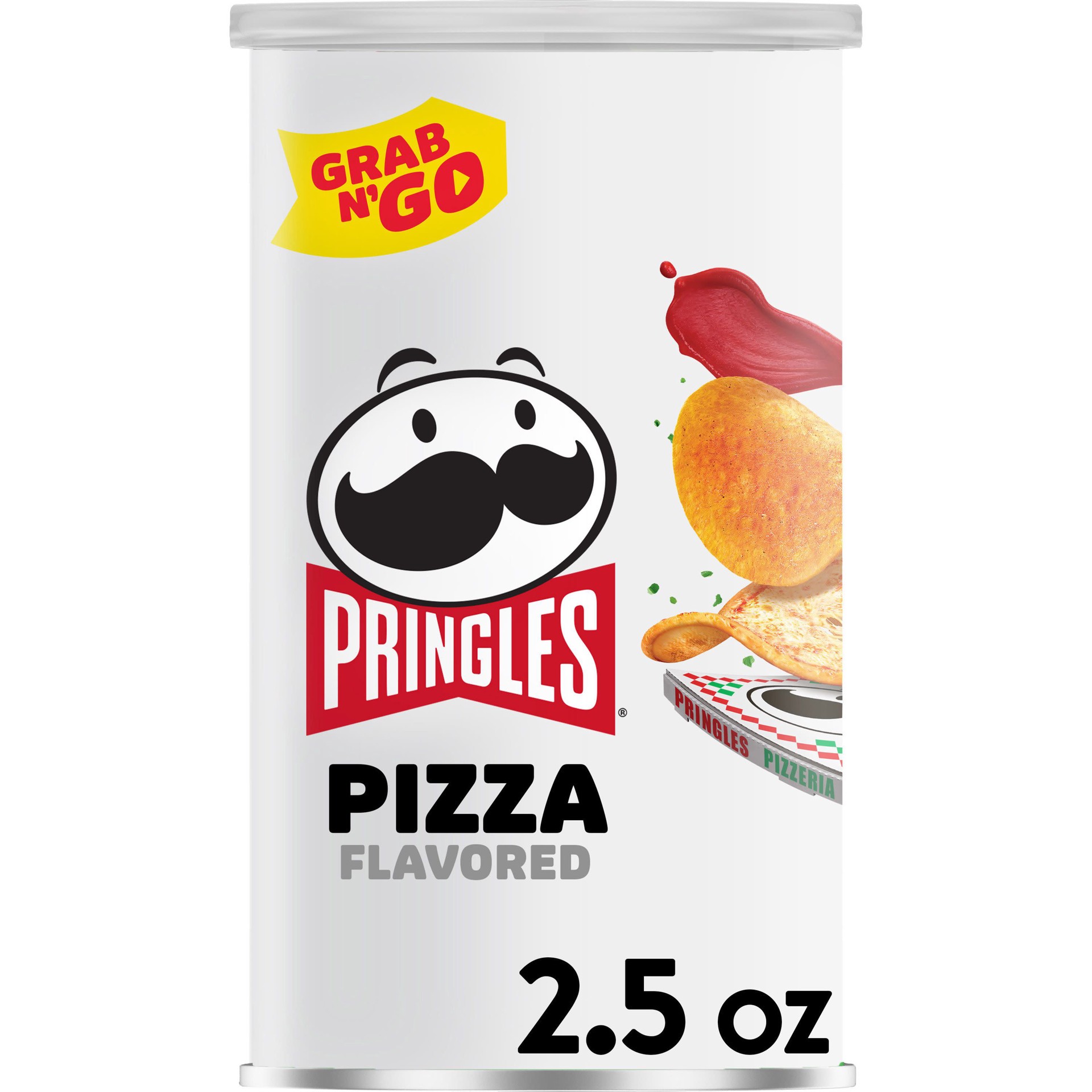 slide 1 of 8, Pringles Potato Crisps Chips, Pizza, 2.5 oz, 2.5 oz