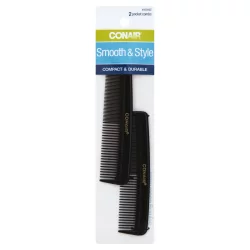 Conair Hard Rubber Combs