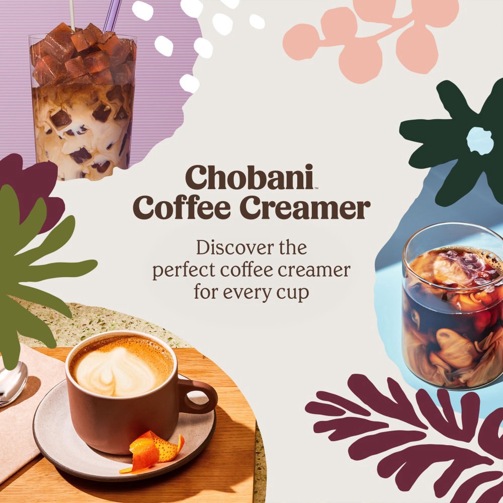 slide 4 of 6, Chobani Cinnamon Coffee Cake Creamer, 24 oz
