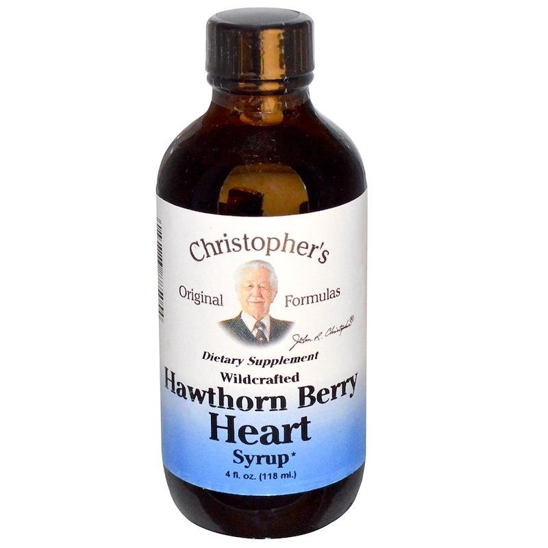 slide 1 of 1, Dr. Christopher's Hawthorn Berry Heart Syrup, 4 Oz, 4 oz