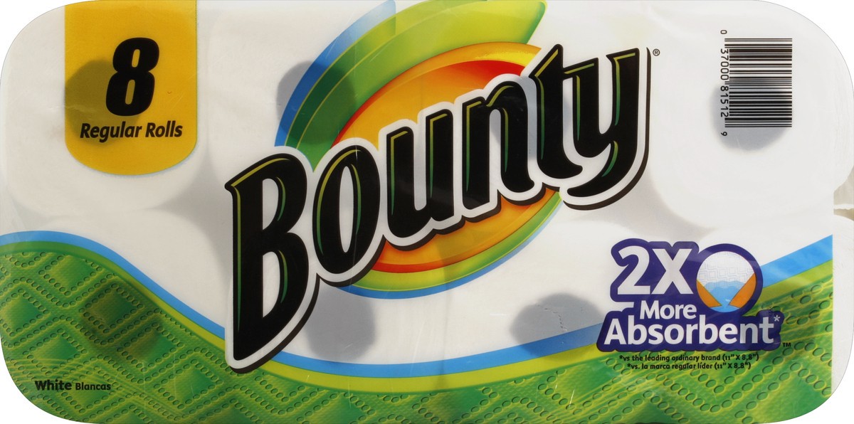 slide 4 of 7, Bounty Paper Towels 8 ea, 8 ct