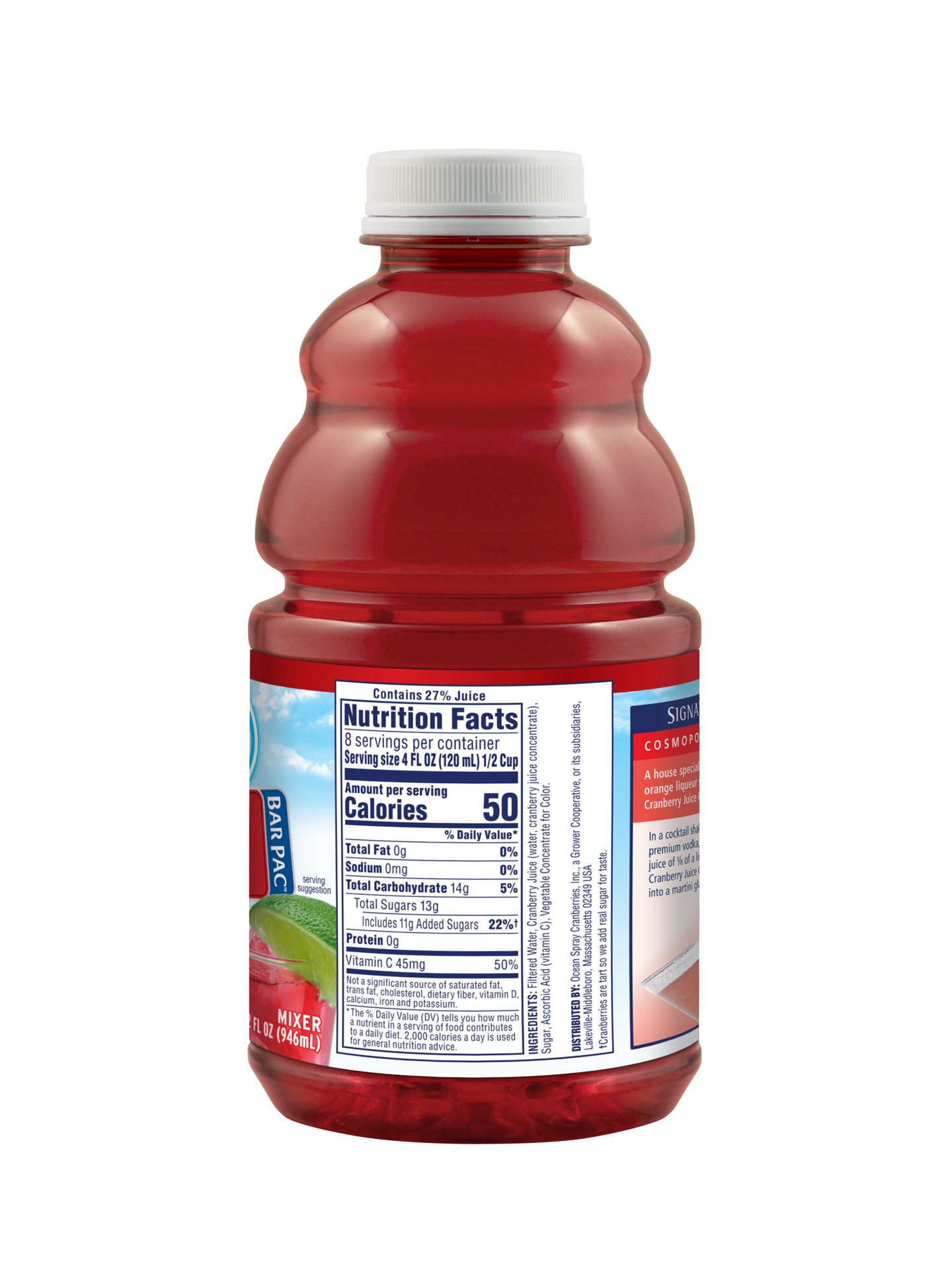 slide 2 of 4, Ocean Spray Cranberry Fruit Mixers - 1 liter, 1 liter